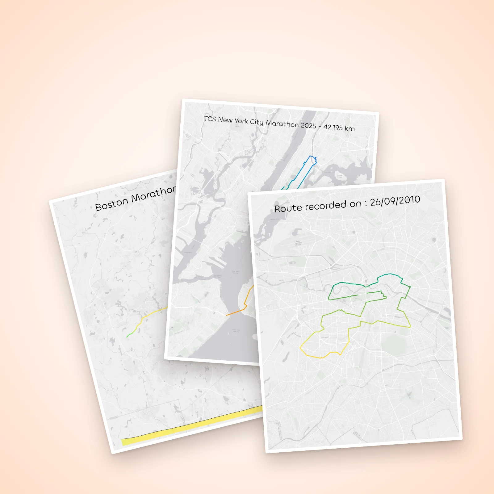 Three mini posters