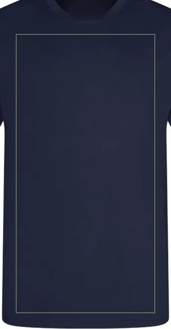 Custom heatmap shirt in French Navy